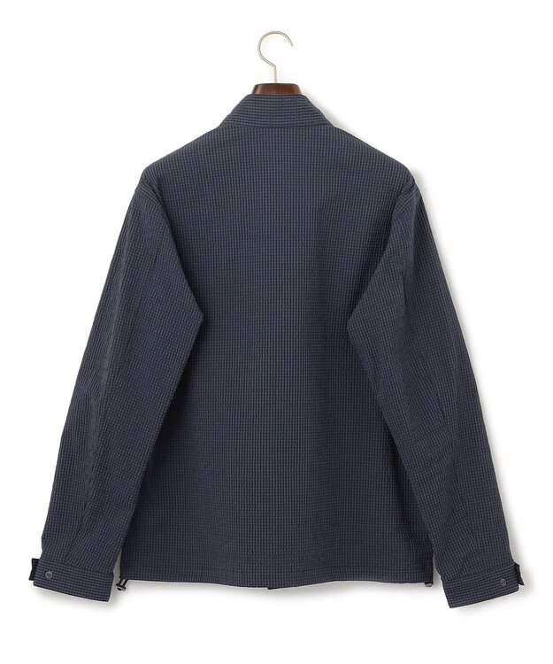 J.PRESS MEN ハイパワーストレッチサッカー ハーバーブルゾン ネイビー系3