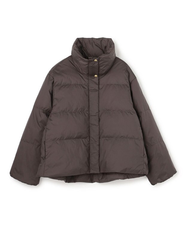 UNFILO L 【VERY掲載 / 自宅で洗濯OK / 軽量で暖かい】TAIONコラボ ショートダウン ブラウン
