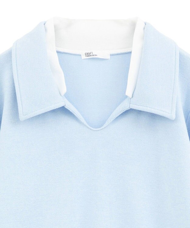 CRAFT STANDARD BOUTIQUE レイヤード風プルオーバー Light Blue