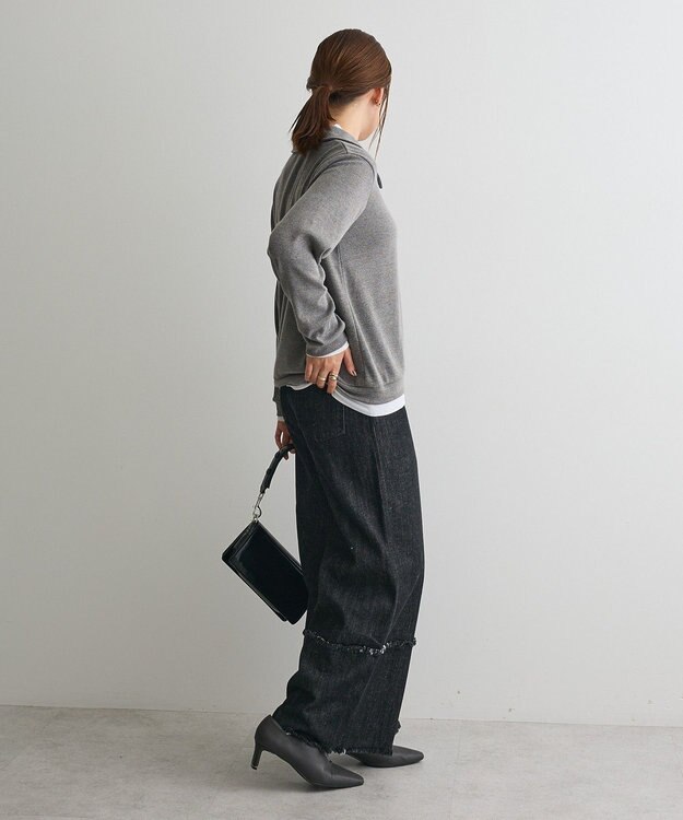 CRAFT STANDARD BOUTIQUE レイヤード風プルオーバー Charcoal Gray