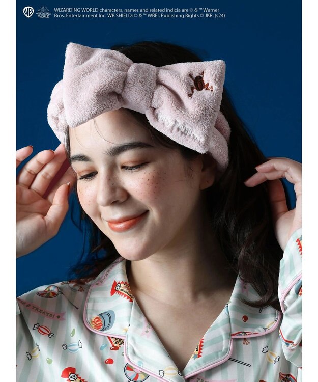 Green Parks ハリーポッター／ワンポイントヘアバンド Pink