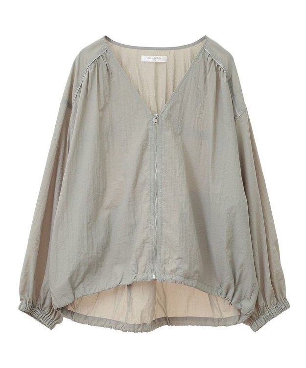 Green Parks Ｖネックドロストライトブルゾン Khaki