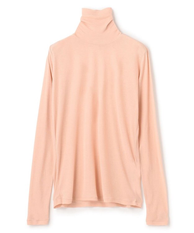 BEIGE， SORE / コットンシアーハイネックカットソー Nude