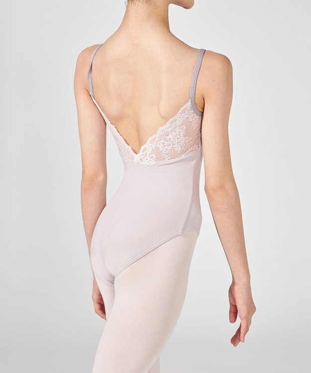 Chacott キャミソールレオタード グレイッシュローズ