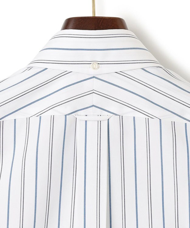 J.PRESS MEN 【WEB・一部店舗限定】PINOXリズムストライプシャツ/B.D. ターコイズブルー系2