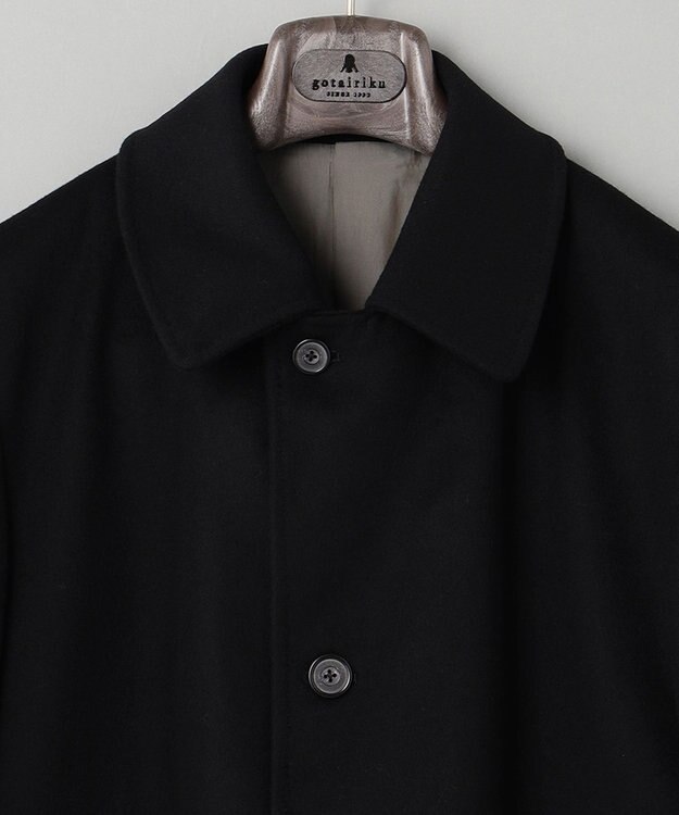GOTAIRIKU ウールカシミヤビーバー_ステンカラー ブラック系8