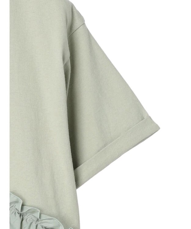 earth music&ecology ドッキングギャザープルオーバー Mint Green