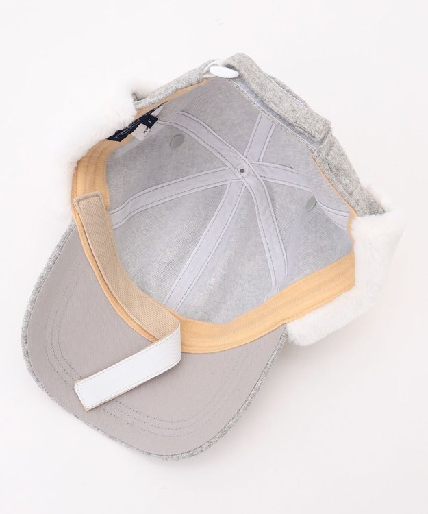 23区GOLF 【WOMEN】耳当て付きキャップ ライトグレー系