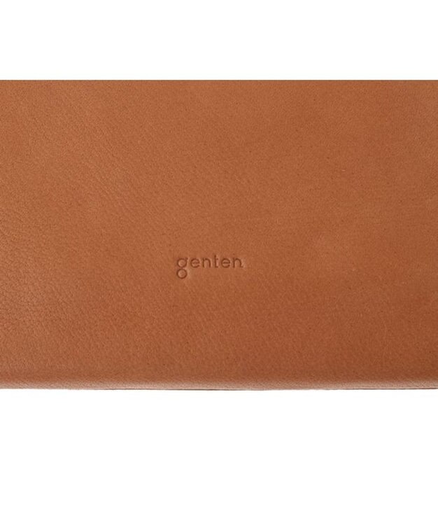 genten gソフト2 口金二つ折り長財布 チャ