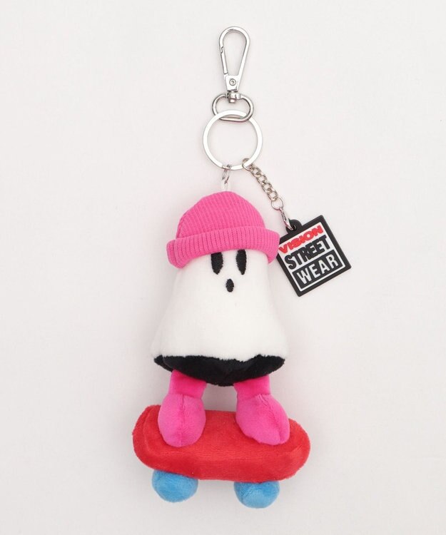 WEGO ゴーストスケーターヌイキーホルダー ピンク