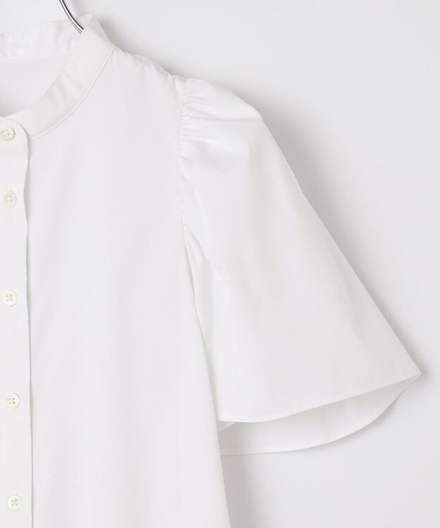 #Newans フレアヘムシャツワンピース ホワイト