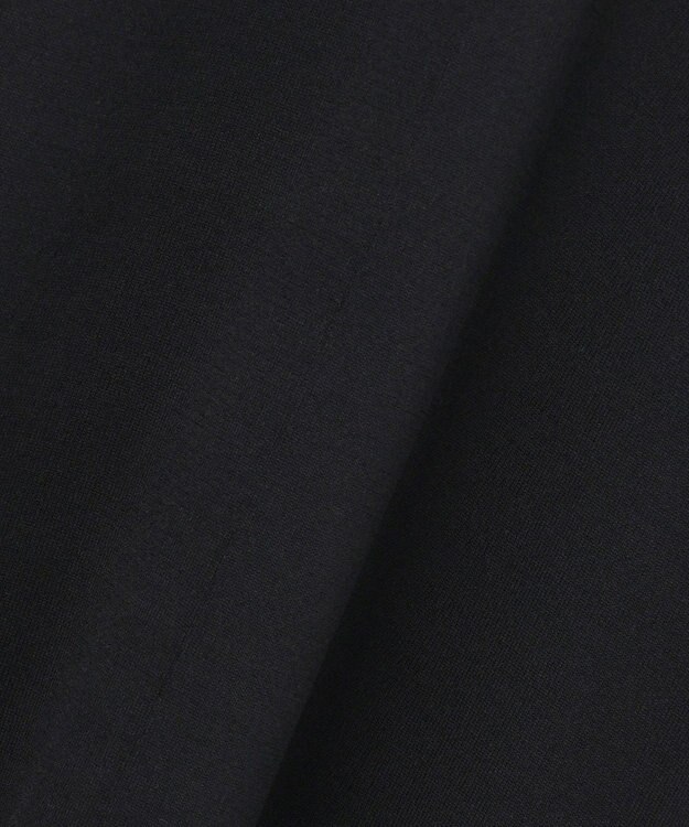 組曲 L 【先行予約】クリアストレッチスキッパーニット ワンピース ブラック系