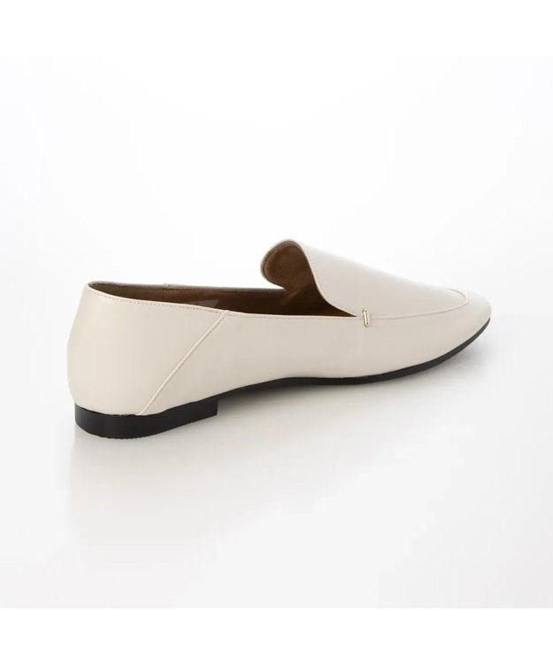 MODE ET JACOMO <carino>スクエアトゥフラットシューズ アイボリー