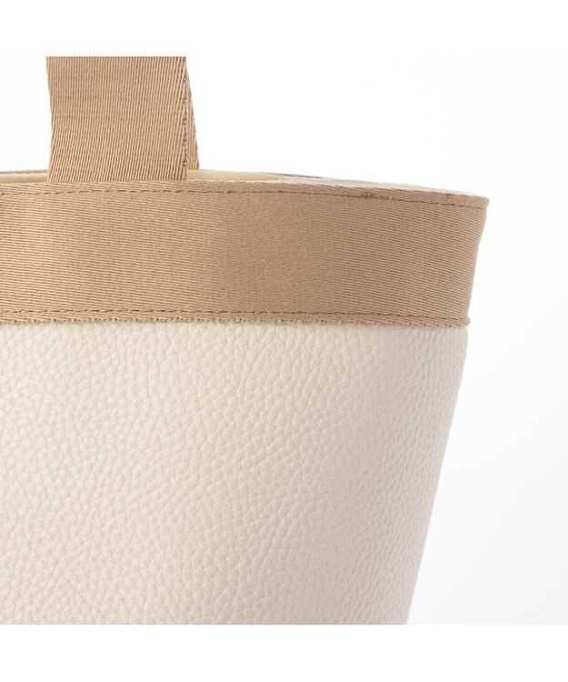 UNBILLION カシュカシュ cachecache / シュリンク舟型2wayトート アイボリー