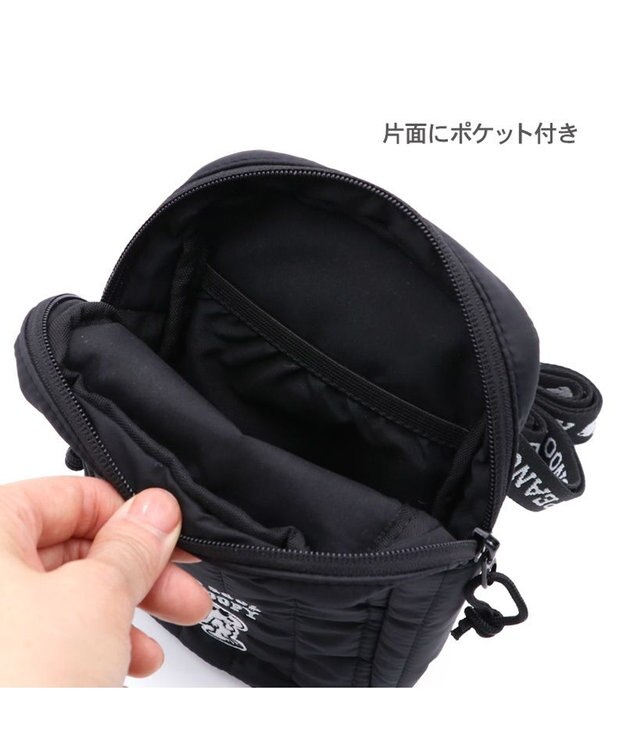 PET PARADISE スヌーピー ショルダーポーチ付き リード ４S～S  小型犬 ブラック