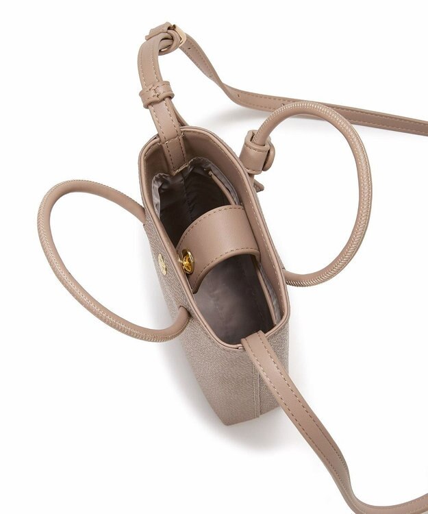 TOPKAPI 【Breath TOPKAPI】【TOPKAPI × 藤本美貴さんコラボ】スコッチグレイン スマホショルダーバッグ/撥水 ミルクティ