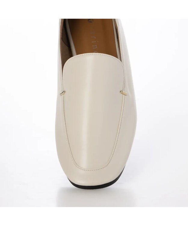 MODE ET JACOMO <carino>スクエアトゥフラットシューズ アイボリー