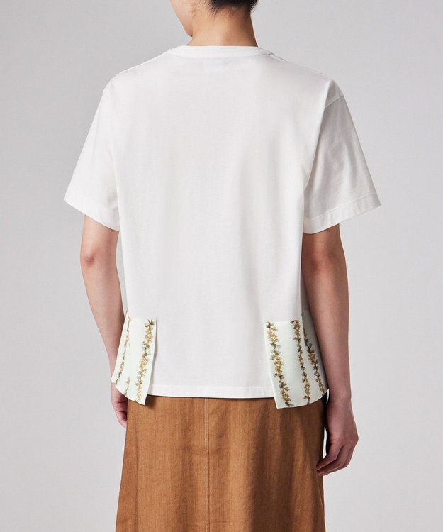 Paul Smith プリント コンビネーション 半袖Tシャツ ホワイト