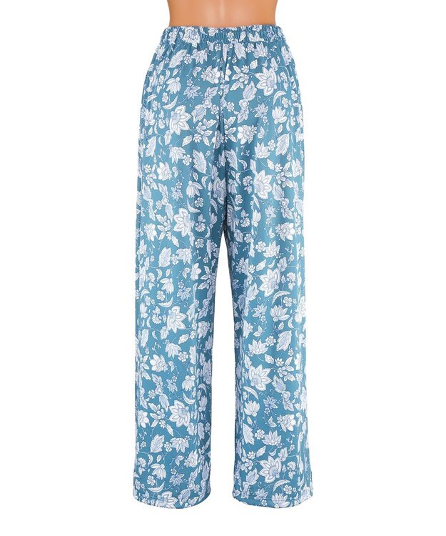 San-ai Resort（三愛水着楽園） 【SALE】ロングパンツ　M　【Coral veil（コーラルヴェール）】 グリーン