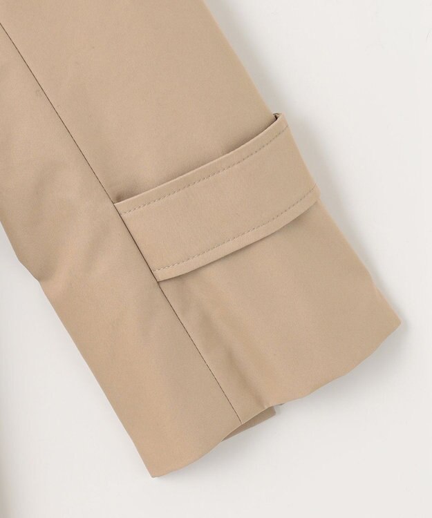 J.PRESS LADIES 撥水ツイル ステンカラー ロング コート ベージュ系
