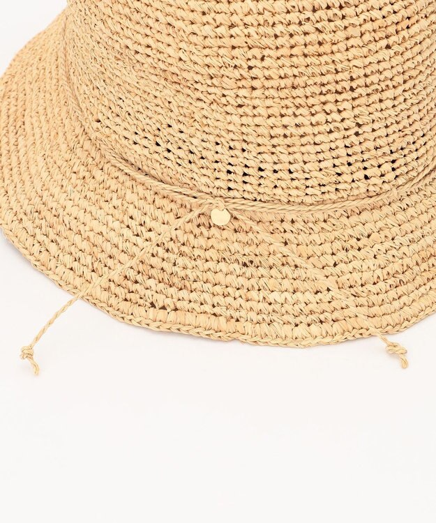 組曲 ラフィアハット ベージュ系