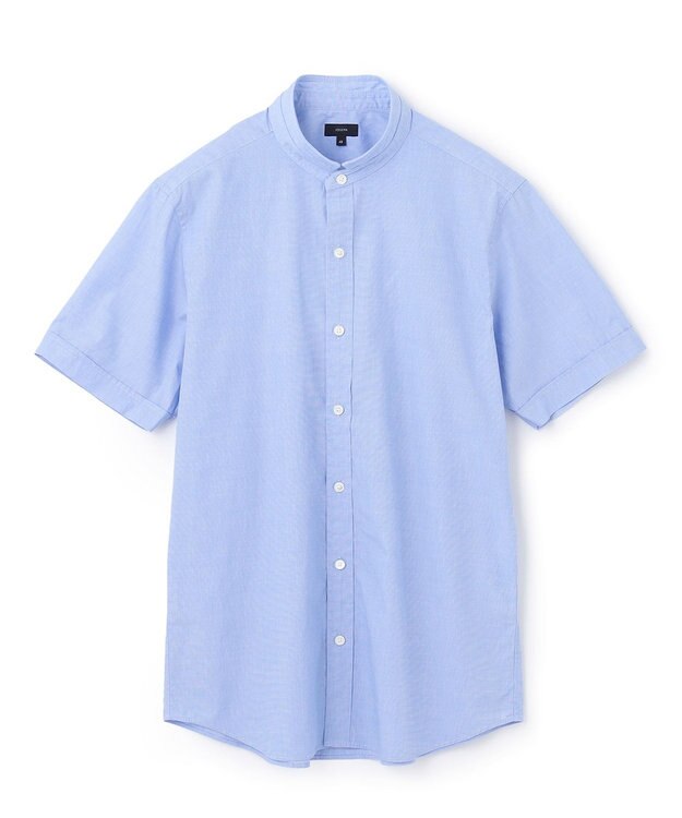 JOSEPH HOMME 【WEB・一部店舗限定】50/1ブロード　ウイングカラー半袖シャツ ダルブルー系