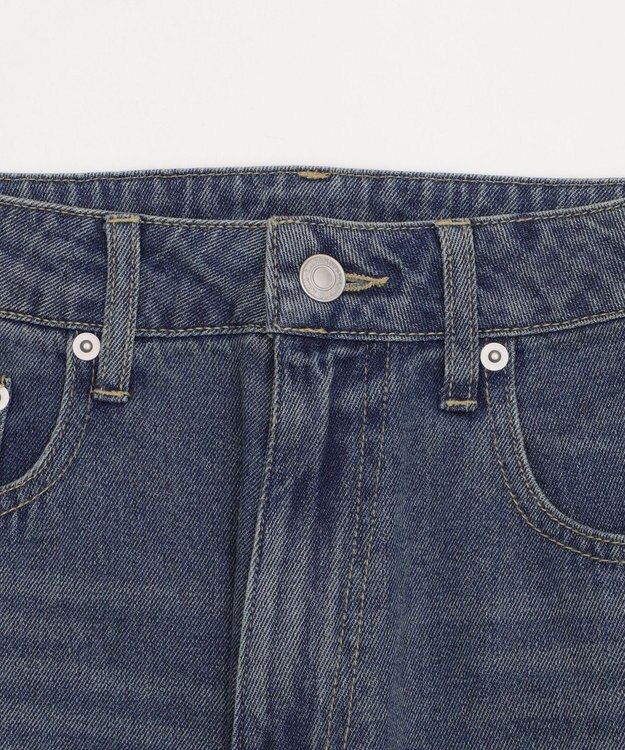 WEGO サマーデニムバレルレッグパンツ デニム中濃加工色