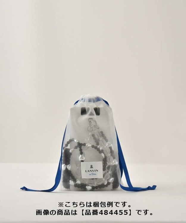 LANVIN en Bleu ジュエル スマホストラップ シルバー