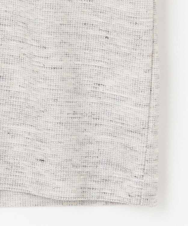 JOSEPH ABBOUD 【吸水速乾/軽量】リネンTOPピケ ポロシャツ ライトグレー系