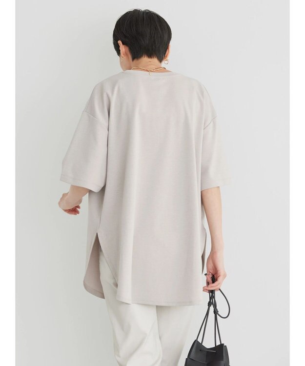 AMERICAN HOLIC 抗菌防臭　Ｄａｉｌｙ！　裾ラウンドカットチュニック1 Gray Beige