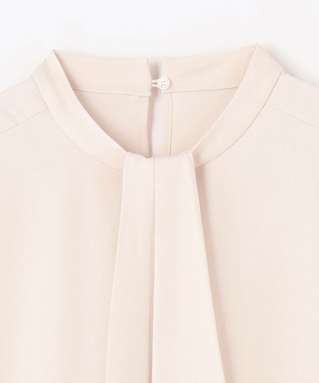 ANY 【洗濯機可】ボータイブラウス エクリュ