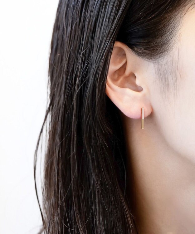 susui 【geometric】sen ピアス M_両耳用 ゴールド