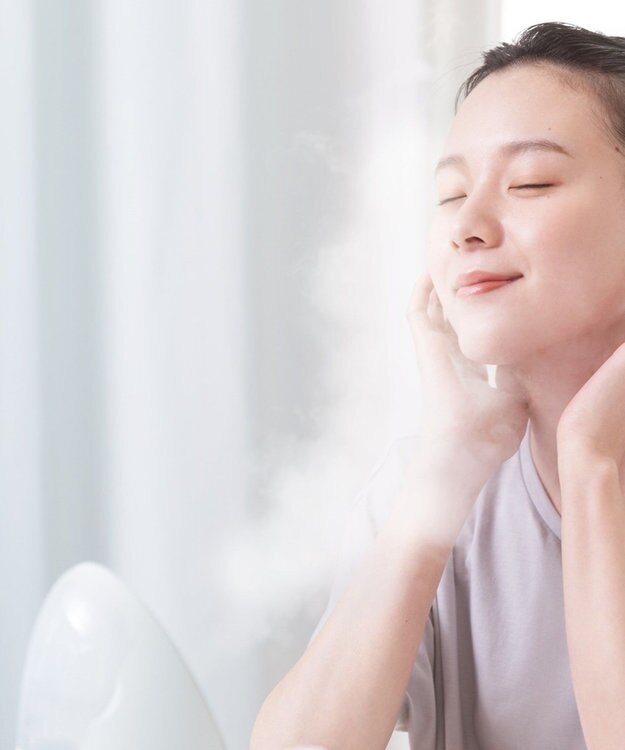 YAMATO テーブル＆キッチン 【フェスティノ】フェイシャルアロマナノスチーマー  サンドベージュ  SMHB-043-SB ベージュ