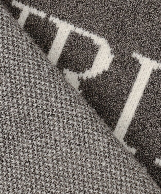 Feroux 【古畑星夏さん着用】レタードニット プルオーバー グレー系