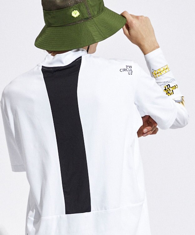 PW CIRCULUS 【UVカット / 吸水速乾 / 伸縮性抜群】【MEN】NEW バックメッシュモック T ホワイト系