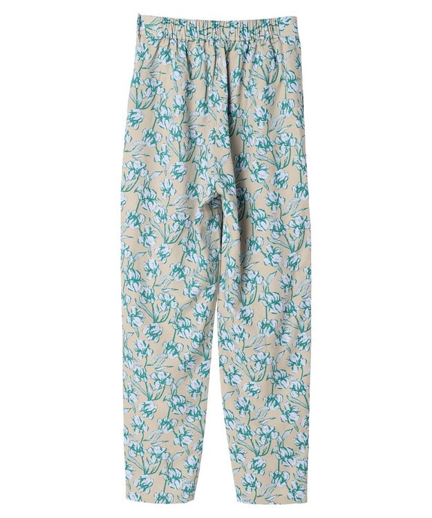 Green Parks Ｂ．レーヨン混プリントパンツ Gray