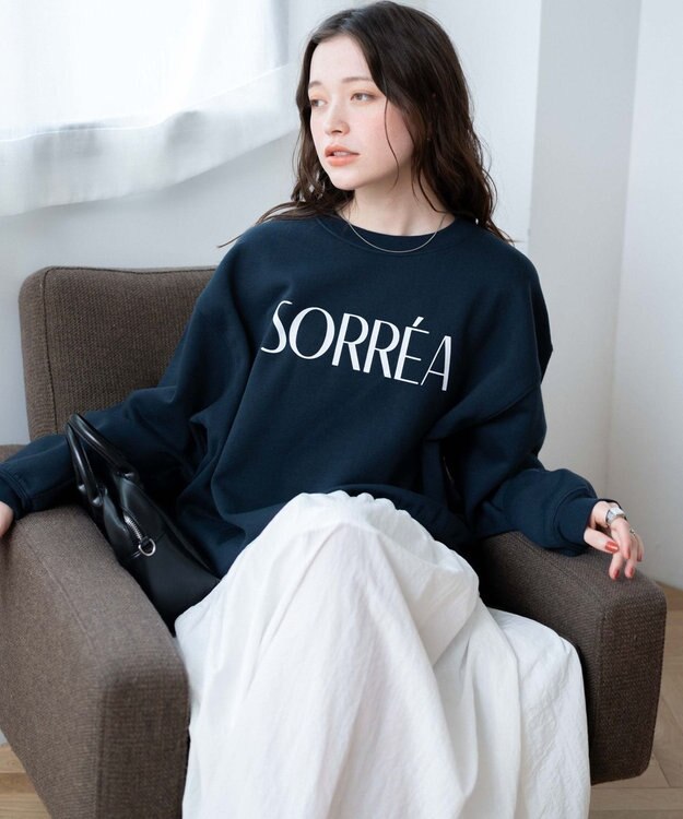 WEGO 【WEB限定】クルーネックプルオーバー 柄8