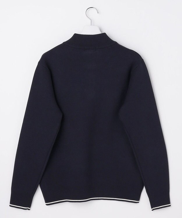 23区GOLF 【MEN】ロゴグラフィックもちもちニット ネイビー系