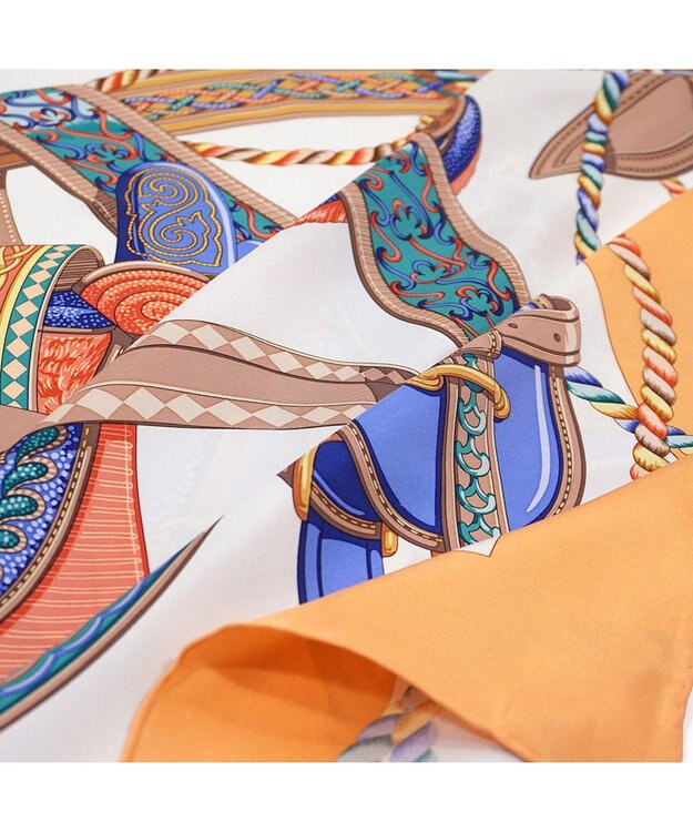 伝統横濱スカーフ】ハーネス 大判 シルクツイル スカーフ / Marca