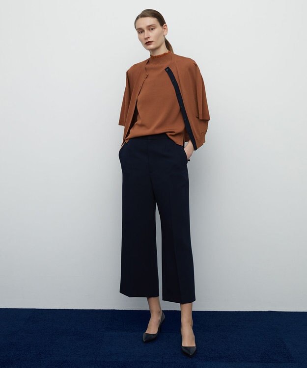 BEIGE， VALOIS / 半袖カーディガン Tan