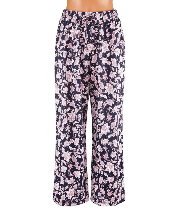 San-ai Resort（三愛水着楽園） 【SALE】ロングパンツ　M　【Coral veil（コーラルヴェール）】 ネイビー