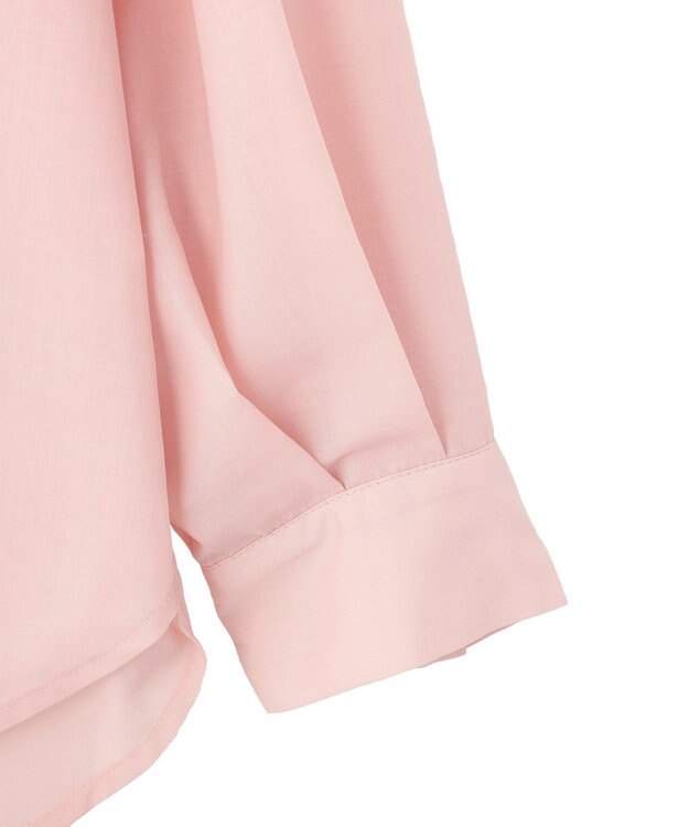 AMERICAN HOLIC 【イージーケア】シアーラウンドシャツ Pink