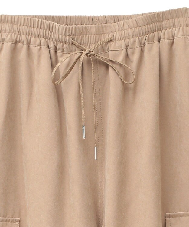 Green Parks ピーチ起毛カーゴパンツ Camel