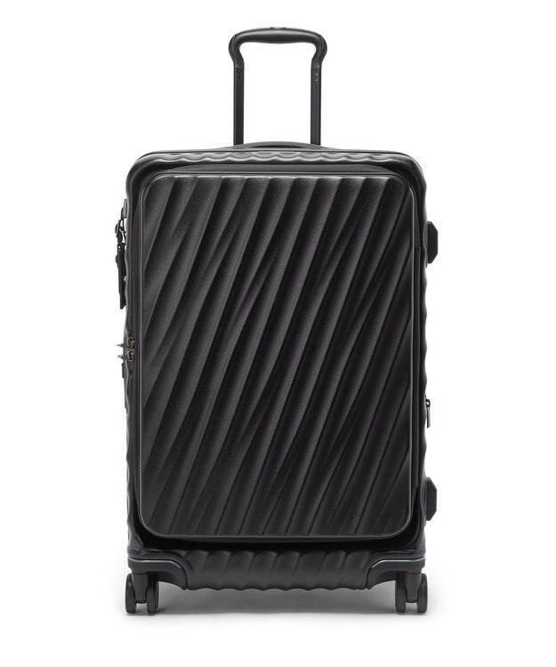 TUMI 19 DEGREE ミディアム・フロント・アクセス・エクスパンダブル・チェックイン ブラック テクスチャー