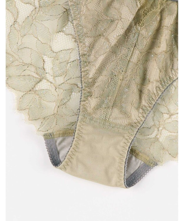 AMPHI ショーツ 【BRAGENIC ブラジェニック 脇高細見えタイプ】BMI355とペア 総レース PMI255 アンフィ／ワコール シェルベージュ