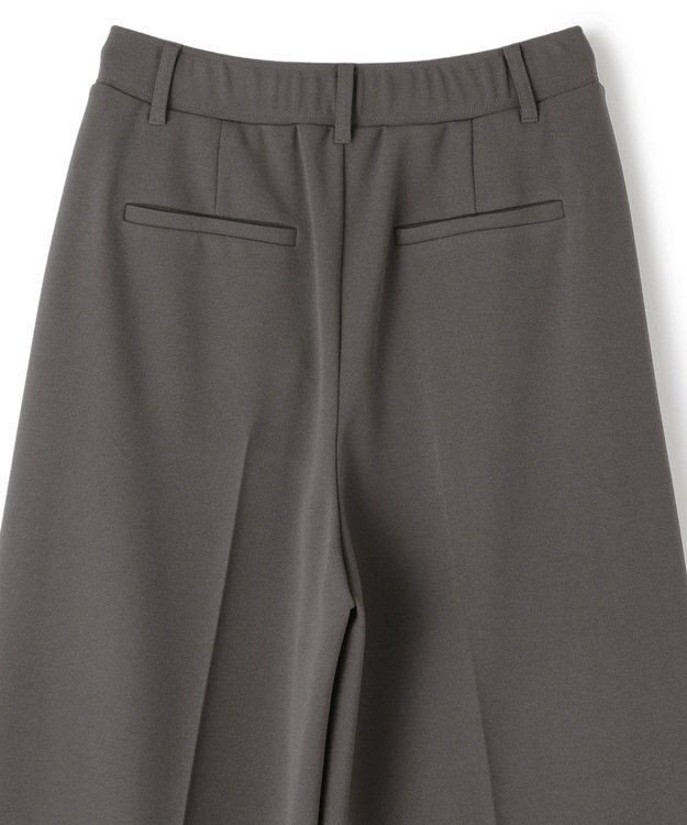 UNFILO 【11サイズ展開】 BEAUTY MOVE タックワイドパンツ チャコール