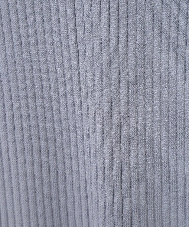 earth music&ecology 襟レースニットワンピース Sax