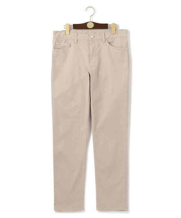J.PRESS MEN 【ストレッチ / ウォッシャブル可】ピケストレッチ 5ポケットパンツ ベージュ系