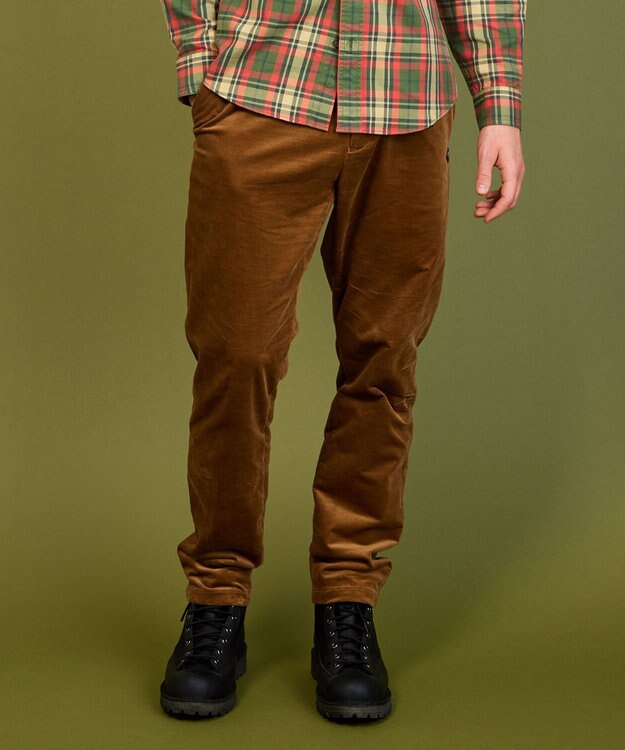 JOSEPH ABBOUD MOUNTAIN 【ストレッチ/ソフトタッチ/男女兼用】 ソフトコーデュロイ クライミング パンツ キャメル系