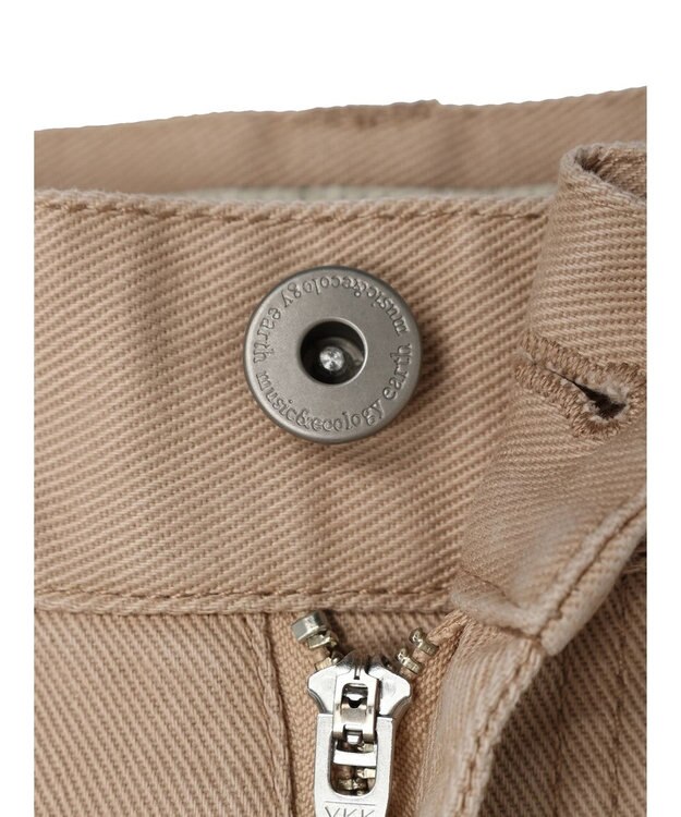 earth music&ecology コットンツイルバギーパンツ Beige